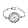Eon 1962 Swiss Movement Water Resistant Toggle Clasp Watch in Sterling Silver (7.50 In) 22.3 Grams - Sticky add to cart bar