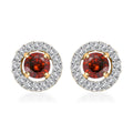 Luxoro 10K Yellow Gold Orange Diamond (IR), Diamond Stud Earrings 0.75 ctw - Sticky add to cart bar