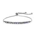 Peacock Tanzanite Bolo Bracelet in Platinum Over Sterling Silver 1.85 ctw - Sticky add to cart bar