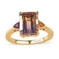 AAA Anahi Ametrine and Multi Gemstone Ring in Vermeil Yellow Gold Over Sterling Silver 3.85 ctw - Sticky add to cart bar