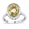 Ouro Verde Quartz Solitaire Ring in Platinum Over Sterling Silver 3.25 ctw - Sticky add to cart bar