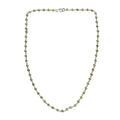 Natural Thai Black Spinel Beaded Necklace 20 Inches in Sterling Silver 15.25 ctw - Sticky add to cart bar