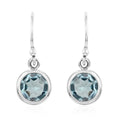 Bali Legacy Sky Blue Topaz Earrings in Sterling Silver 0.60 ctw - Sticky add to cart bar