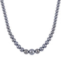Beads Necklace, Terahertz Beads Necklace, Graduation Necklace, Sterling Silver Necklace For Women, Princess Length Necklace, with Magnetic Lock Necklace 182.50 ctw - Sticky add to cart bar