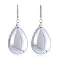Terahertz Pear Shape Earrings in Stainless Steel 57.50 ctw - Sticky add to cart bar