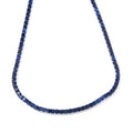 Simulated Multi Color Diamond Bolo Necklace 16-28 Inches in Goldtone 20.00 ctw - Sticky add to cart bar