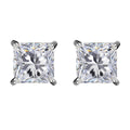 Moissanite Solitaire Stud Earrings in Vermeil YG Over Sterling Silver 2.00 ctw - Sticky add to cart bar