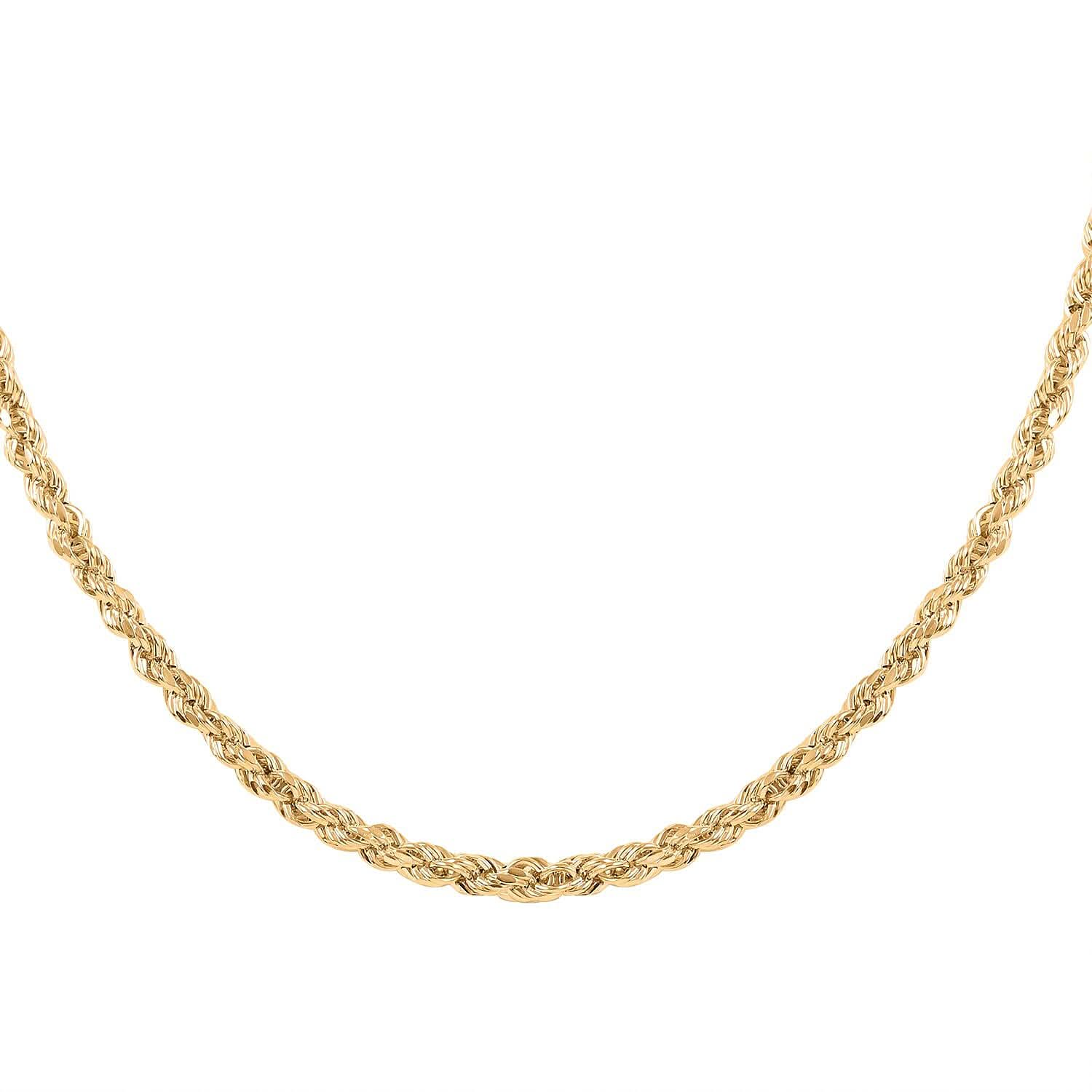 10K Yellow Gold 5mm Rope Necklace 26 Inches 11.4 Grams