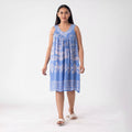 Tamsy Blue Solid Tunic - One Size Fits Most - Sticky add to cart bar