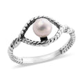 BALI LEGACY Freshwater Pearl Ring in Sterling Silver (Size 10.0) - Sticky add to cart bar