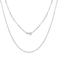 Italian Sterling Silver Rope Chain Necklace 20 Inches 3.70 Grams - Sticky add to cart bar