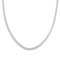 Italian Sterling Silver Herringbone Necklace 18 Inches 9.6 Grams - Sticky add to cart bar