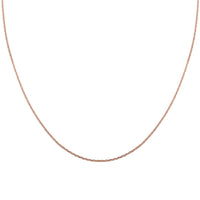 Italian Sterling Silver Forzatina Chain Necklace 20 Inches 2.40 Grams