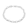 Italian Sterling Silver Power Chain Bracelet (8.00 In) 14.40 Grams - Sticky add to cart bar