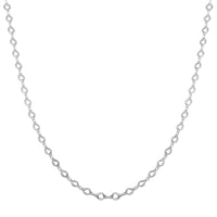 Italian Sterling Silver Arte 17 Star Necklace 18 Inches 3.90 Grams