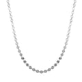 Italian Sterling Silver Arte Disco Star Necklace 18 Inches 6 Grams - Sticky add to cart bar