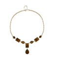 Lapis Lazuli Necklace 18-20 Inches in Goldtone 45.00 ctw - Sticky add to cart bar