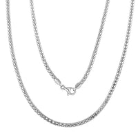 Italian Sterling Silver Popcorn Closed Necklace 30 Inches 22.3 Grams