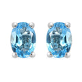 Marambaia Topaz Stud Earrings in Platinum Over Sterling Silver 1.85 ctw - Sticky add to cart bar