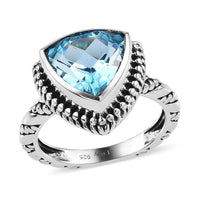 Marambaia Topaz Ring in Sterling Silver 4.20 ctw