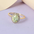 LUXORO 10K Yellow Gold Premium Chrysoberyl, Diamond (0.30 cts) Ring (2.10 g) 1.65 ctw - Sticky add to cart bar