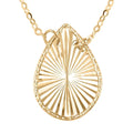 Gold Tuscan Sun Drop Italian 10K Yellow Necklace 18 Inches 1.15 Grams - Sticky add to cart bar