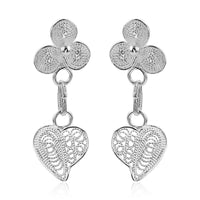 Sterling Silver Dangle Earrings 1.75 Grams