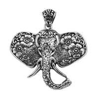 Bali Legacy Sterling Silver Elephant Pendant 12 Grams