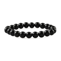 Shungite Beaded Stretch Bracelet 121.00 ctw