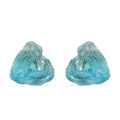 Green Apatite Solitaire Stud Earrings in Sterling Silver 8.35 ctw - Sticky add to cart bar