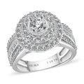 NY Closeout G-H I1-I2 Diamond 1.25 ctw Ring in 10K White Gold 5 Grams - Sticky add to cart bar