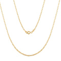 Italian 14K Yellow Gold Mariner Chain Necklace 18 Inches 1.75 Grams - Sticky add to cart bar