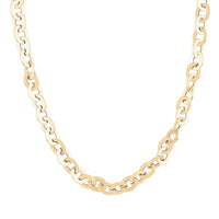 Specchio Rolo Italian 10K Yellow Gold Necklace 18 Inches 7 Grams