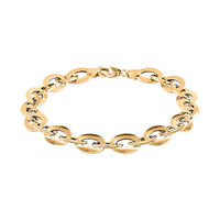 Specchio Rolo Italian 10K Yellow Gold Bracelet (7.50 In) 3.30 Grams