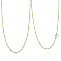 Italian 10K Yellow Gold Mariner Chain Necklace, Gold Chain Necklace, Gold Mariner Necklace, 24 Inch Necklace, Gold Jewelry For Her 1.30 Grams