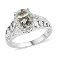Karis Brazilian Citrine Solitaire Ring in Platinum Bond 1.75 ctw