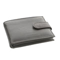 Black Genuine Leather RFID Men's Wallet (8.5"x3") - Sticky add to cart bar