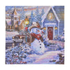 Snowman & Snow House