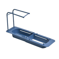 Set of 2 Blue Extensible Sink Storage Rack (17"x5.25"x 9.5")