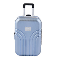 Suitcase Music Jewelry Box With Mirror and Dancer (6.5"x2.9"x4.3")- Blue
