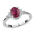 Rhapsody 950 Platinum AAAA Ouro Fino Rubellite and E-F VS Diamond Ring (Size 10.0) 1.50 ctw - Sticky add to cart bar