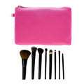Pink Vegan Leather Bag with Matte Black Brushes - Sticky add to cart bar