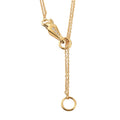 SUNDAYS CHILD Natural White Zircon Fancy Necklace 36 Inches in Vermeil Yellow Gold Over Sterling Silver 10.15 Grams 0.07 ctw - Sticky add to cart bar