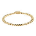 VEGAS CLOSEOUT DEAL 10K Yellow Gold 6mm Cuban Bracelet (8.00 In) 7.40 Grams - Sticky add to cart bar