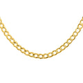 10K Yellow Gold Cuban Chain Necklace, Gold Necklace, Cuban Chain, Gold Chain, Matinee Length Necklace - Sticky add to cart bar