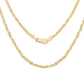 10K Yellow Gold 4mm Rope Necklace (24 Inches) - Sticky add to cart bar