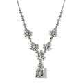 White Topaz Necklace 18-20 Inches in Platinum Over Sterling Silver 27.35 ctw - Sticky add to cart bar