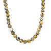 Simulated Black & Yellow & White Malachite