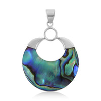 Abalone Shell Disc Pendant