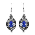 Lapis Lazuli Fancy Earrings in Sterling Silver 4.85 ctw - Sticky add to cart bar
